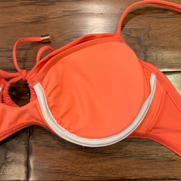 New Ralph Lauren Underwire Loop Front Bikini Top 8 - Picture 10 of 13